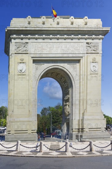 Triumphal arch, Bucharest, Romania