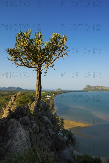 Panoramic view from Wat Khao Chong Krachok, Prachuap Khiri Khan, Prachuap Khiri Khan Province,
