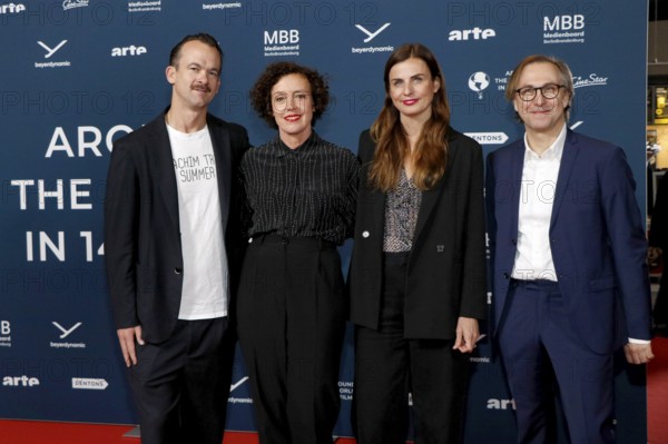 Jonas Dornbach, Maria Schrader, Janine Jackowski and Bernhard Karl at the festival opening and the