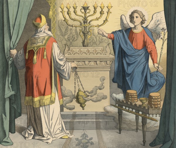 Biblical story, proclamation of the birth of John, the announcement of the birth of John the