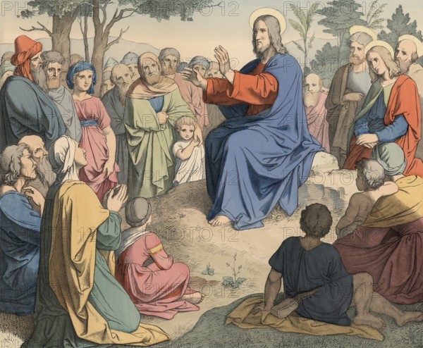 Biblical story, The Predict on the Mountain, one of the most famous and effective texts of the New