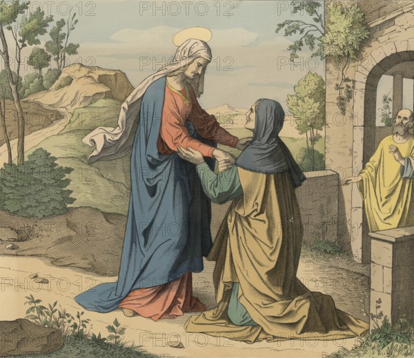 Biblical story, Visitation of Mary, in the Catholic Church relates to the visit of the pregnant
