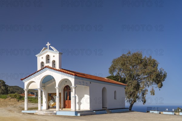 The church of Agios Georgios in Kymi-Aliveri, Euboea or Evia island, Greece