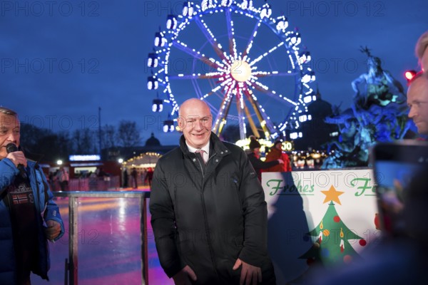 Kai Wegner, Governing Mayor of Berlin, at the opening of the Berlin Christmas Market on