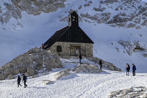 Kapelle Maria Heimsuchung am Zugspitzplatt, Grainau Municipality, Garmisch-Partenkirchen District,