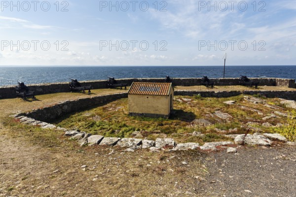Kongens Bastion (Königsbastion), a historic coastal fortification, listed buildings, ChristiansÃ¸,