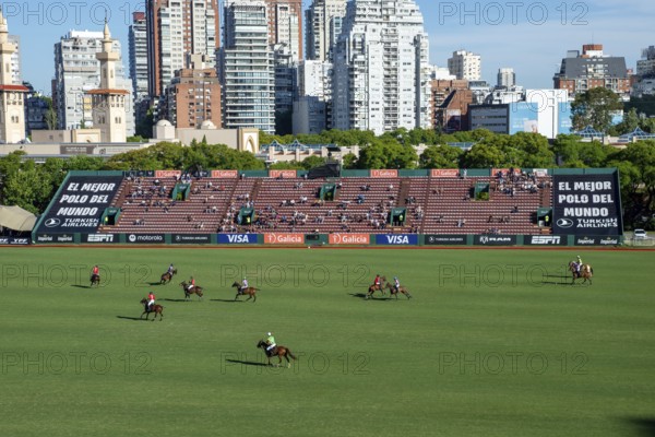 Scene at the 132nd Argentinean Open Polo Championship (Spanish 132nd Abierto Argentino de Polo de