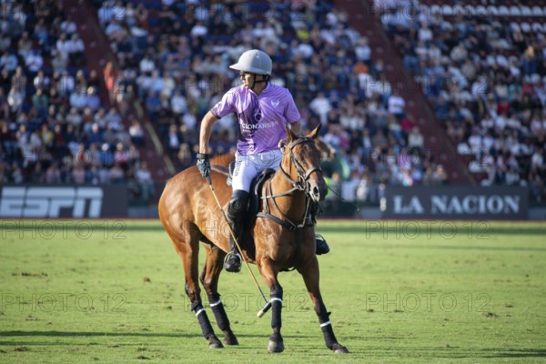 Polo player Jeronimo del Carril from Team La Ensenada at the 132nd Argentine Open Polo Championship