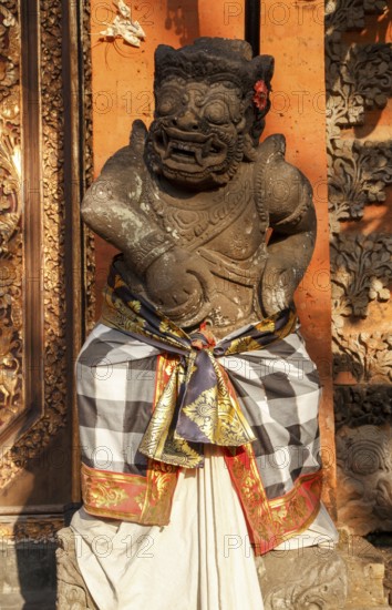 Demon in Puri Saren Agung, the historic temple of the royal family's official residence, Ubud,