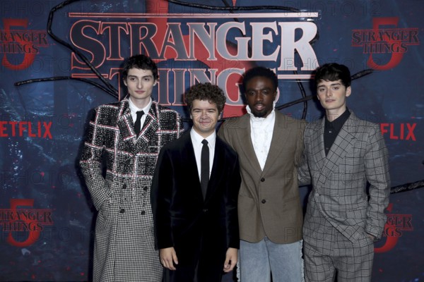 Finn Wolfhard, Gaten Matarazzo, Caleb McLaughlin, Noah Schnapp - Stranger Things Fan Event Season