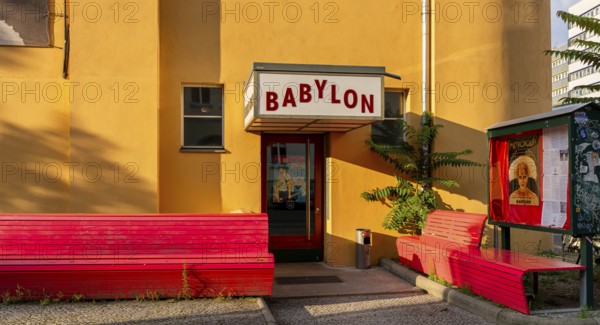 Kultkino Babylon am Rosa Luxemburg Platz, arthouse cinema opened in 1929, some of whose films are