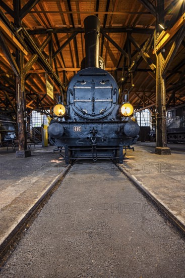 Legendary Austrian Southern Railway No. 415, pulled the court train of Empress Elisabeth, Sissi,