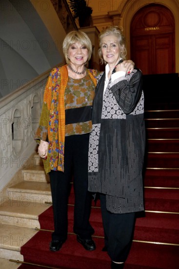 Judy Winter and Marika Ullrich at the eighth GÃ–TZ GEORGE PRIZE ceremony at the