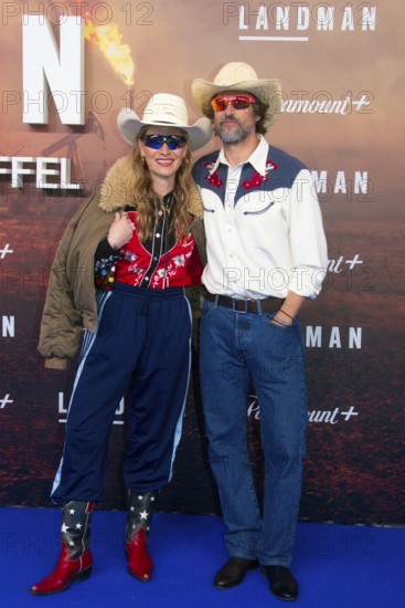 Evelyn Weigert and Tom Beck, LANDMAN, Red Carpet for the European premiere of the 2nd season of the