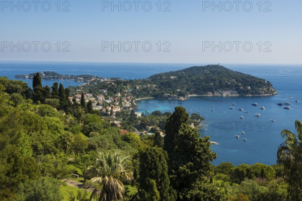 Panorama, Saint-Jean-Cap-Ferrat, Cap Ferrat, Alpes Maritimes, Provence Alpes Cote d'Azur, French