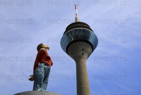 The figure Marlis by Christoph Pöggeler from 2001 (permanent work of art in public space), in the