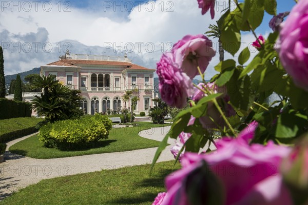 Renaissance-style villa and park, Villa Ephrussi de Rothschild, Saint-Jean-Cap-Ferrat, Cap Ferrat,