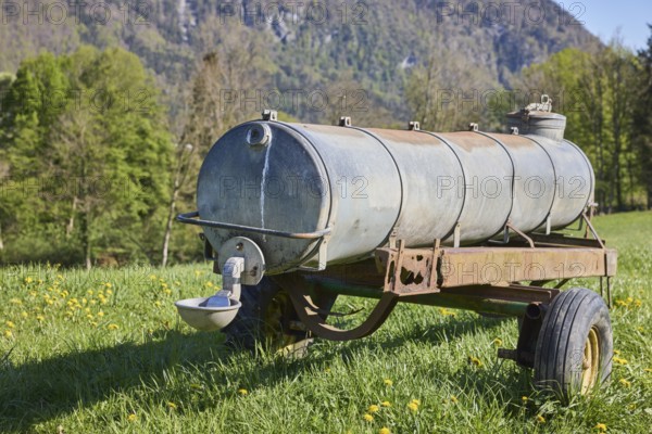 Cattle trough, agricultural equipment, cultural landscape, agriculture, mountain landscape,