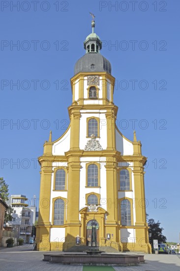 Baroque Kreuzkirche, Suhl, Franconia, Thuringia, Germany