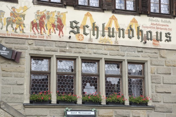 Historic Hotel Schlundhaus, monument to the entry of the Swedish King Gustav II Adolf into