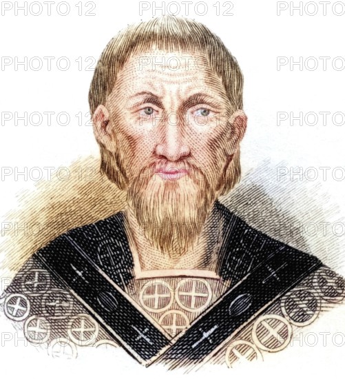 Saint John Chrysostom (born around 347, died 407), Archbishop of Constantinople and important early