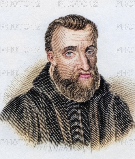 Guy Pancirollus 1523 to 1599, Italian jurist and antiquary, from the book Crabbes Historical
