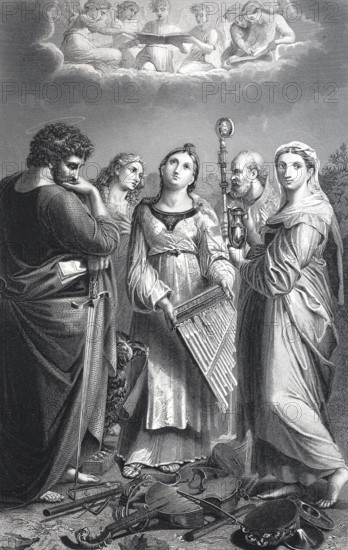 St Cecilia of Rome, venerated in several Christian denominations as a saint, virgin and martyr, she