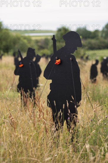 Installation, Standing with Giants, honours the victims of the fallen British soldiers by