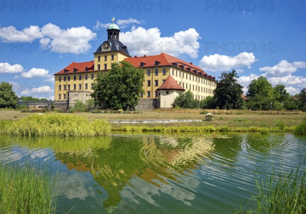 Johannisteich, castle park, Museum Zeitzer Schloss Moritzburg, early baroque style, water