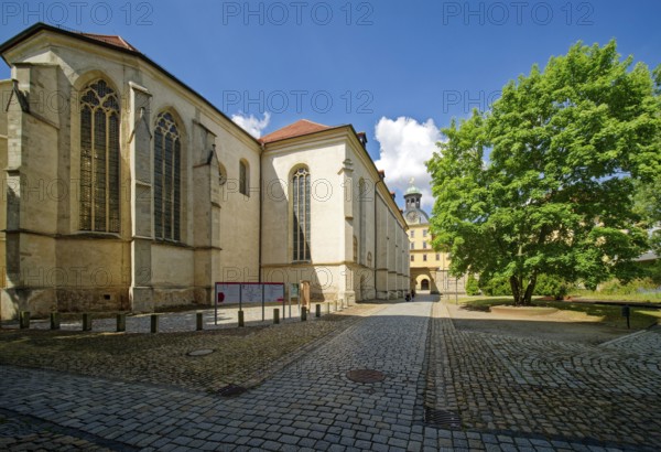 St Peter and Paul Cathedral and Gatehouse, Zeitz Moritzburg Castle Museum, early Baroque style,