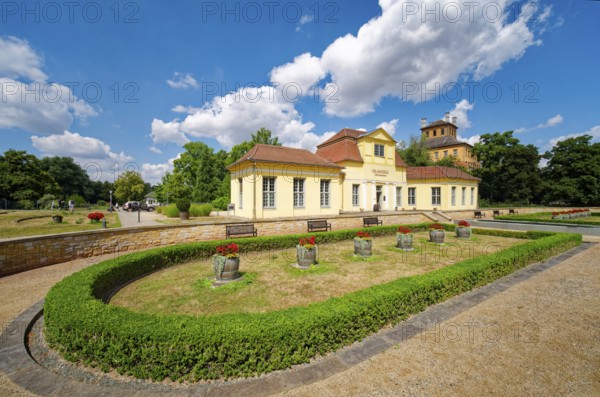 Orangery, castle park, Museum Zeitzer Schloss Moritzburg, early baroque style, Zeitz,