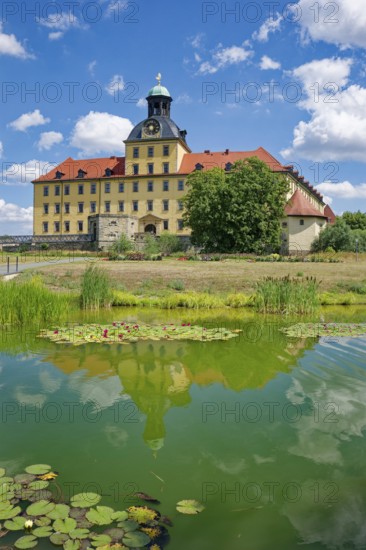 Johannisteich, castle park, Museum Zeitzer Schloss Moritzburg, early baroque style, water