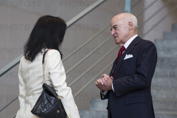 Katherina Reiche (CDU, Federal Minister for Economic Affairs and Energy) and Henry Kravis (co-owner