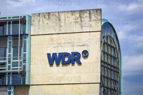 Düsseldorf, North Rhine-Westphalia, Germany - WDR Funkhaus Düsseldorf at the new Zollhof in the