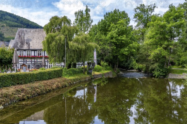 Saalhausen, Lennestadt, on the Sauerlandring cycle path, an 84 km long circular cycle path between