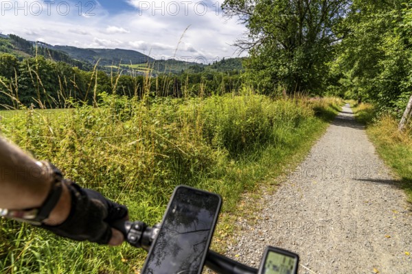 Sauerlandring cycle path, an 84 km long circular cycle path between the towns of Finnentrop,
