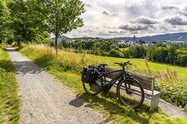 Sauerlandring cycle path, an 84 km long circular cycle path between the towns of Finnentrop,