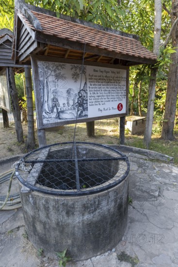 Memorial to the victims of the Khmer Rouge regime, Wat Thmei, Siem Reap, Cambodia