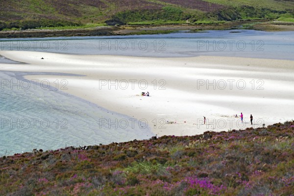 White sandy beach with calm clear waters, ideal for relaxation and tranquillity, Mainland, Orkney