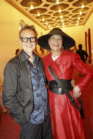 Rolf Schneider and Barbara Engel at the show - Gemeinsam Bunt - the 6th charity concert on 14.07