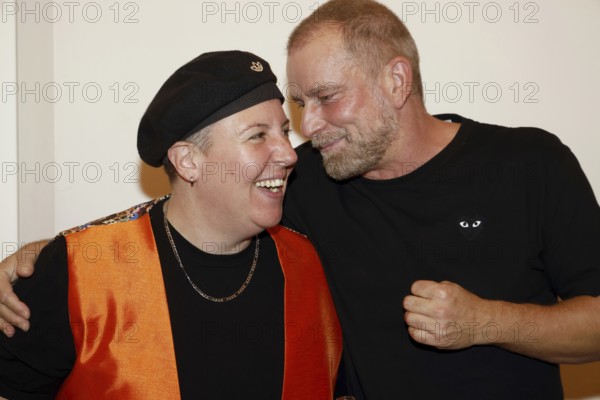 Steffi Irmen and Ulf Leo Sommer at the show - Gemeinsam Bunt - the 6th benefit concert on 14.07