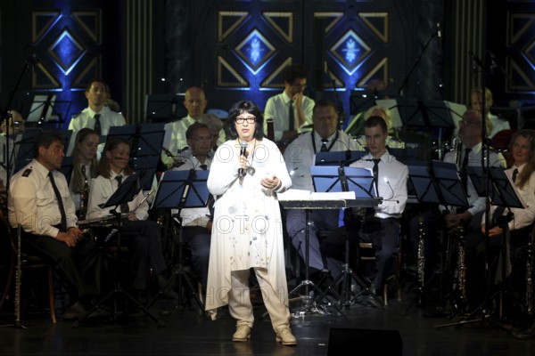 Seyran Ates at the show - Gemeinsam Bunt - the 6th benefit concert on 14.07.2025 at the Theater des