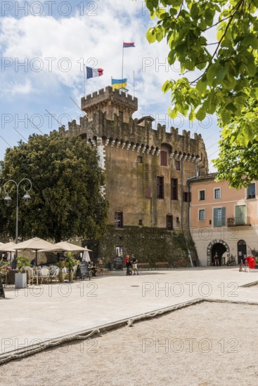 Picturesque village, Haut de Cagnes, Cagnes-sur-Mer, Provence Alpes Côte d'Azur, South of France,