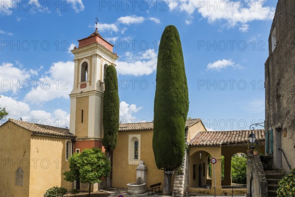Picturesque village, Haut de Cagnes, Cagnes-sur-Mer, Provence Alpes Côte d'Azur, South of France,