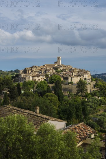 Picturesque mountain village, St. Paul de Vence, Provence Alpes Côte d'Azur, South of France,