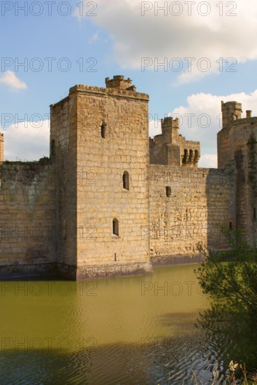 Bodiam Castle is located in East Sussex near the River Rother. It has long been one of England's