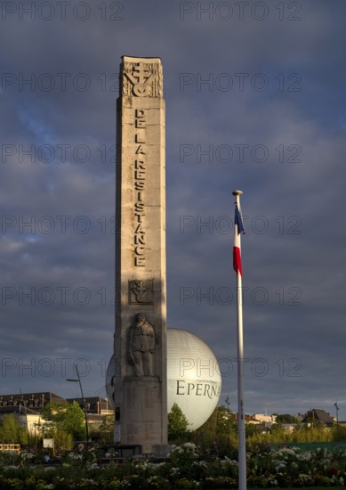 Le Monument aux martyrs de la Résistance, monument to resistance fighters against National