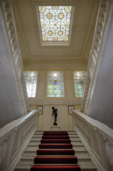 Interior view, staircase, town hall, Hôtel de Ville, Mairie, formerly Hôtel Auban-Moët, Avenue de