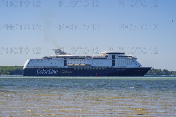 Ferry Color Line, Color Magic, Laboe, Baltic resort, Fjord, Baltic Sea, North Frisia,