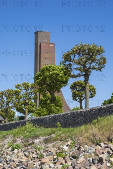 Naval memorial, Laboe, Baltic seaside resort, fjord, Baltic Sea, North Frisia, Schleswig-Holstein,